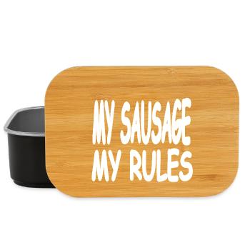 sausage - Lunch Box - black - Front
