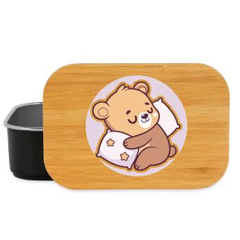 Süßer Tagtraum-Bär - Lunch Box - Schwarz - Vorne