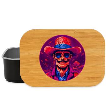 Bronko55 No.81 – Alter Mann mit Hut - Lunch Box - Schwarz - Vorne
