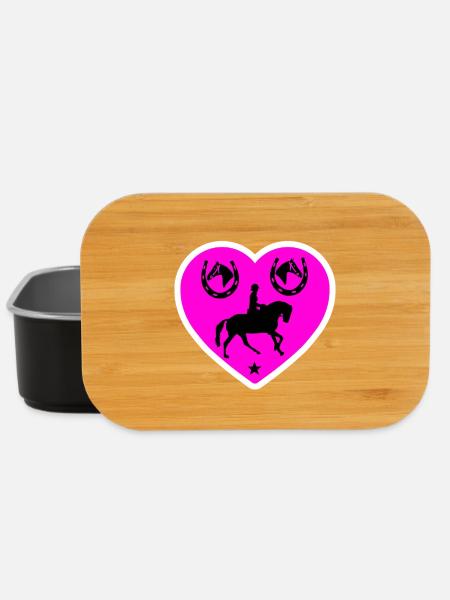 Pferde - Lunch Box - Schwarz