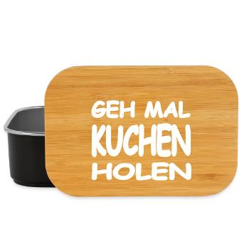 Kuchen - Lunch Box - Schwarz - Vorne