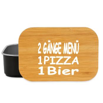 Bier - Lunch Box - Schwarz - Vorne