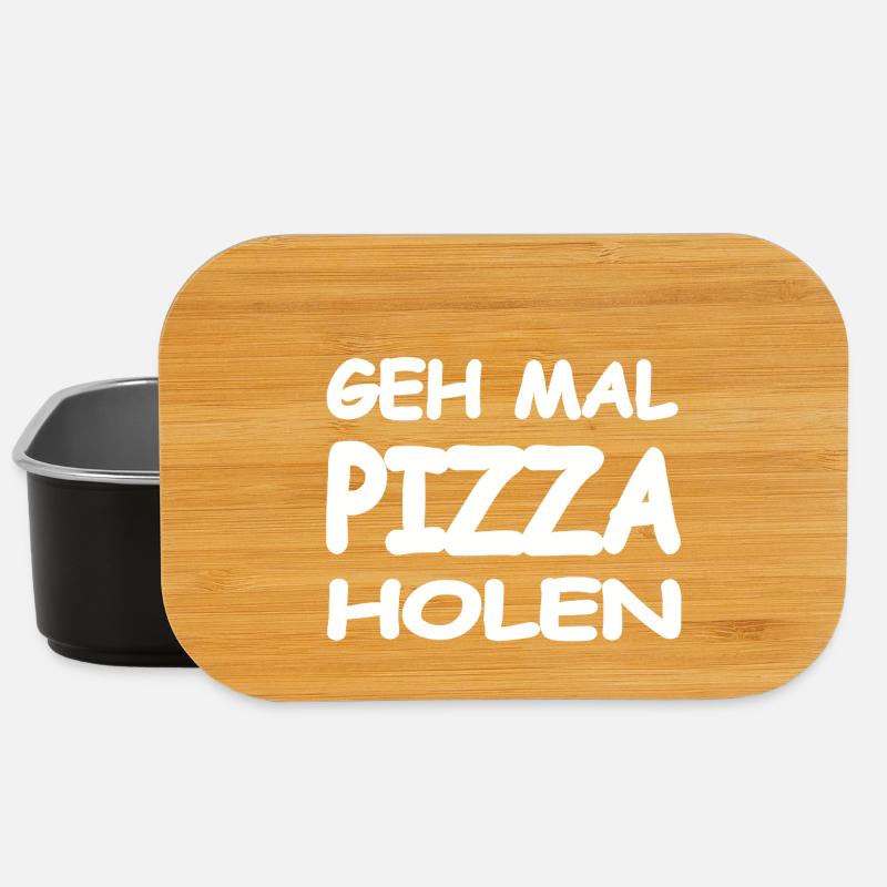 Pizza - Lunch Box - Schwarz