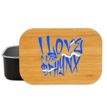 I Love Sphynx Cats Graffiti  - Lunch Box - black - Front