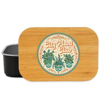 Club des plantes de la ville - Boîte à goûter - noir - Devant