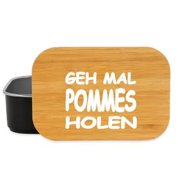 Pommes - Lunch Box - Schwarz - Vorne