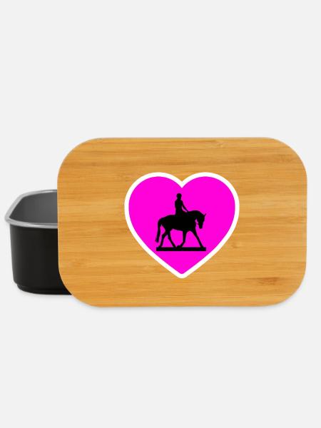 Pferde - Lunch Box - Schwarz