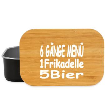 Bier - Lunch Box - Schwarz - Vorne