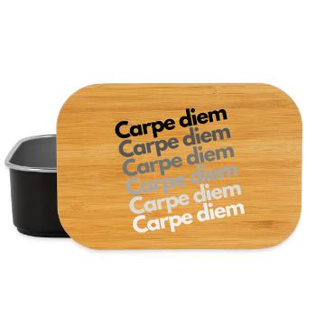 Carpe Diem - Lunch Box - black - Front