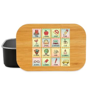 Zweisprachige Spanischlehrerin - Lunch Box - Schwarz - Vorne