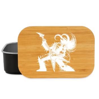 Rock god from the underworld Metal kills silence - Lunch Box - black - Front