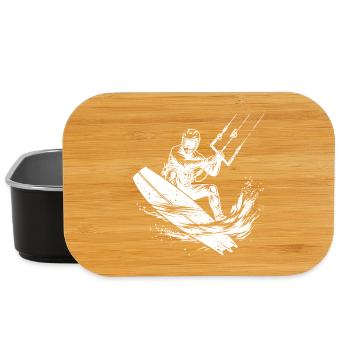 Kite-Surfen Meerwasser Wind Fahrspaß - Lunch Box - Schwarz - Vorne