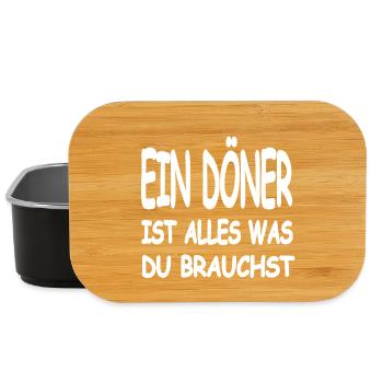 Döner - Lunch Box - Schwarz - Vorne