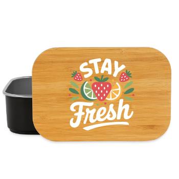 Stay Frsh - Lunch Box - Schwarz - Vorne