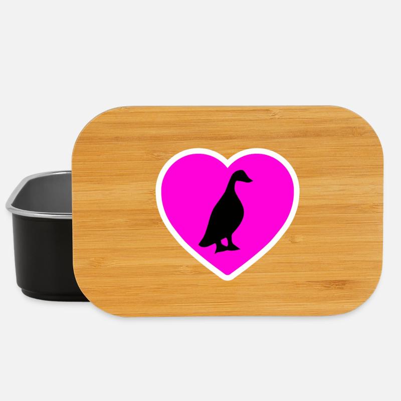 Ente - Lunch Box - Schwarz