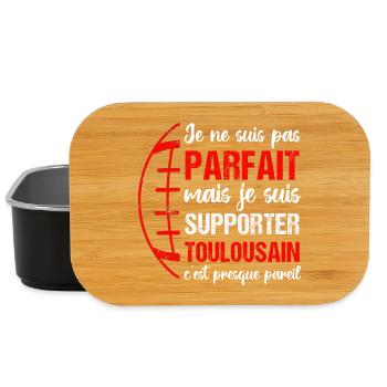 Toulouse supporter rugby gift Toulouse - Lunch Box - black - Front