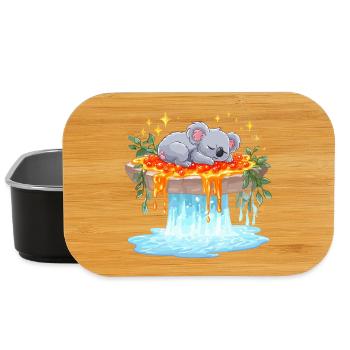 Koala Traum Lavafluss - Lunch Box - Schwarz - Vorne