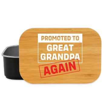 Opi Großvater Enkel Enkelkind Opa - Lunch Box - Schwarz - Vorne