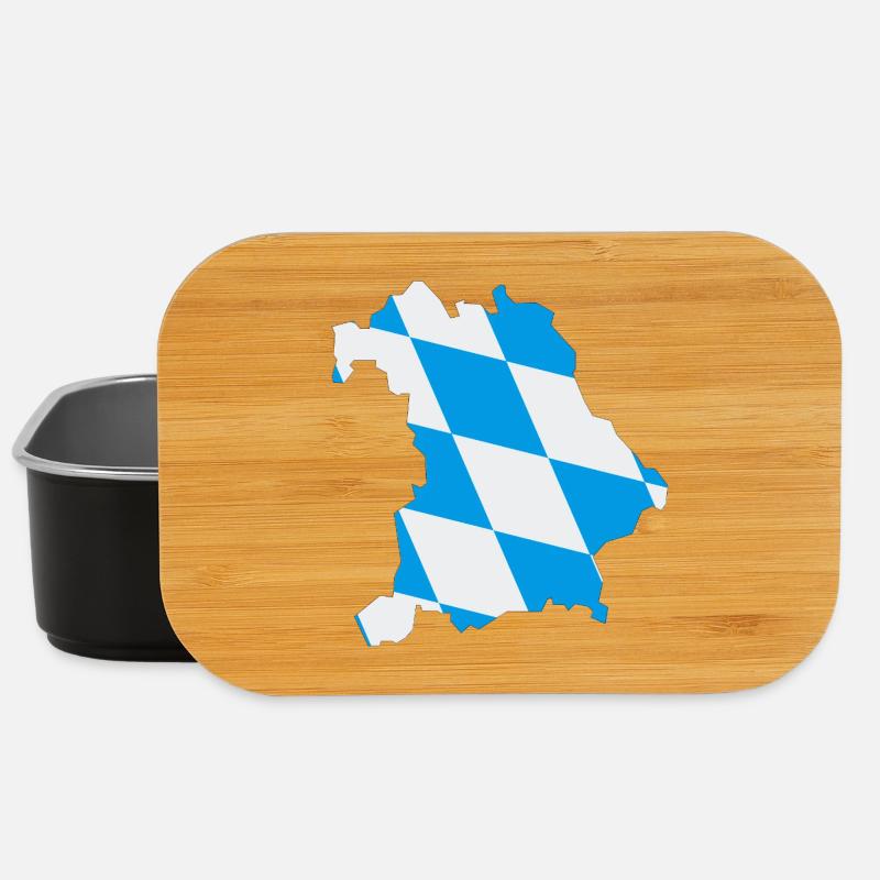 Bundesland Bayern - Lunch Box - Schwarz