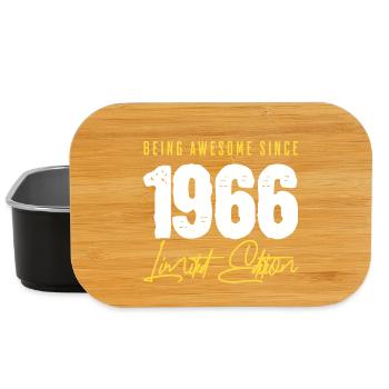 1966 Né 60e anniversaire - Boîte à goûter - noir - Devant