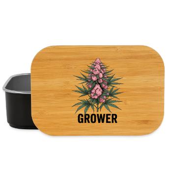 Cannabis Grower Bubblegum - Lunch Box - black - Front
