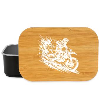 Gelände Maschine Matsch Hobby Motorsport - Lunch Box - Schwarz - Vorne