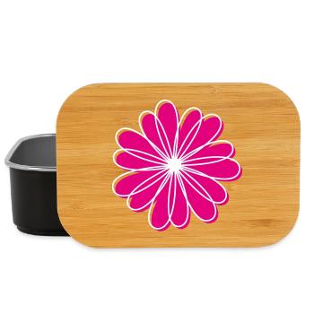 Flower - Lunch Box - black - Front