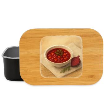 Beetroot soup - Lunch Box - black - Front