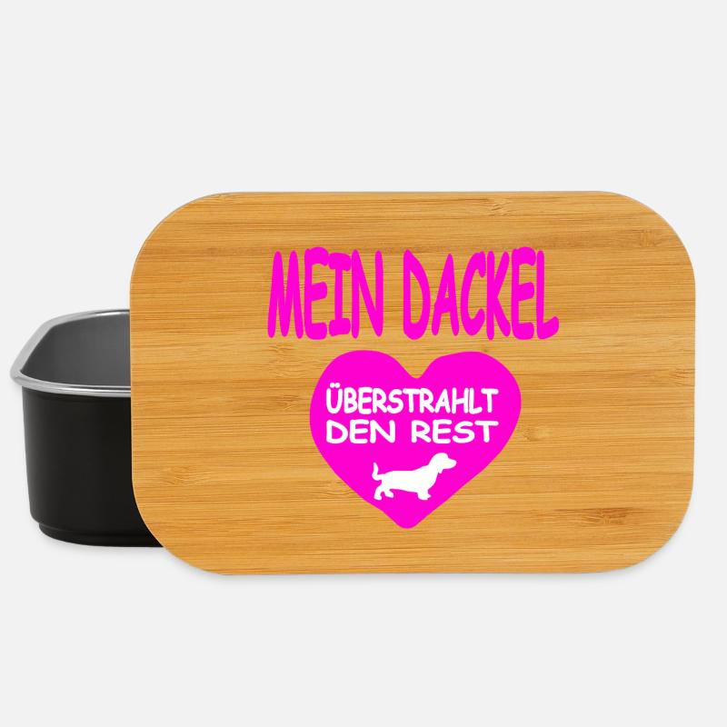 Dackel - Lunch Box - Schwarz