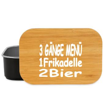Bier - Lunch Box - Schwarz - Vorne