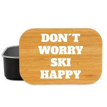 funny ski sayings funny ski saying après ski - Lunch Box - black - Front