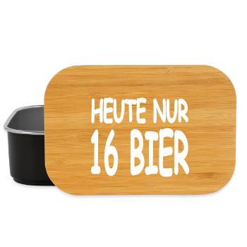 Bier - Lunch Box - Schwarz - Vorne