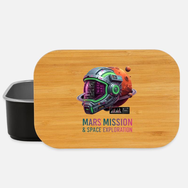 Mars Mission - Lunch Box - black