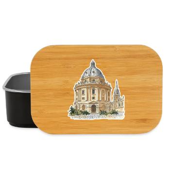 Oxford Radcliffe Camera University Stadtaufkleber - Lunch Box - Schwarz - Vorne