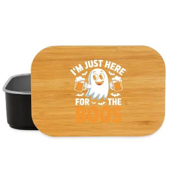 Just here for the Boos- Funny Halloween T-Shirt - Lunch Box - black - Front