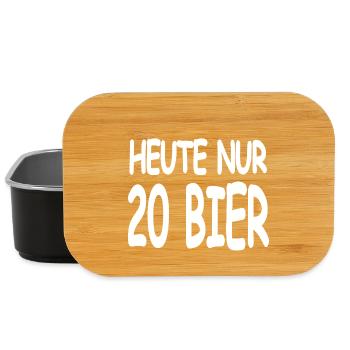 Bier - Lunch Box - Schwarz - Vorne