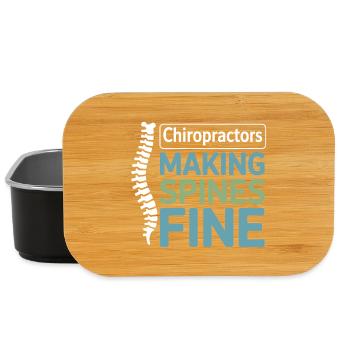 Licensed Clinical Specialist Spinal Wellness Gear  - Lunch Box - black - Front
