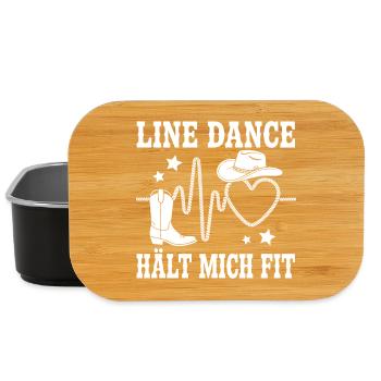 Line Dance Heartbeat Cowboy - Lunch Box - black - Front