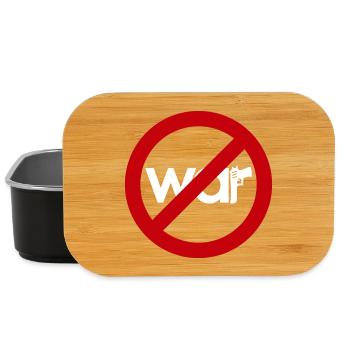 Stop War – Für Frieden & Freiheit - Lunch Box - Schwarz - Vorne