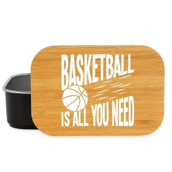 Le basket est tout ce dont tu as besoin - Boîte à goûter - noir - Devant