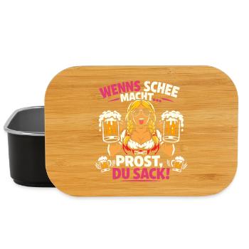 Passend für Outfit Damen Trachtenshirt - Lunch Box - black - Front