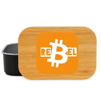 Bitcoin Rebel - Lunch Box - Schwarz - Vorne