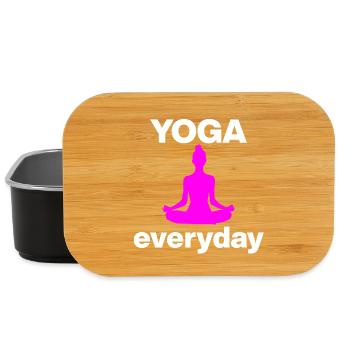 YOGA EVERYDAY PINK! LOTUS YOGI YOGA WELLNESS POWER - Lunch Box - black - Front