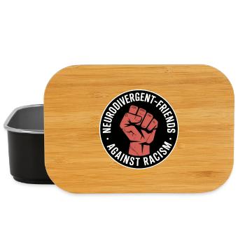 Neurodivergent Friends against Racism - Antifascis - Lunch Box - black - Front