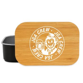 Jga Crew Affe Junggesellenabschied - Lunch Box - Schwarz - Vorne