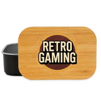 Jeux rétro - Boîte à goûter - noir - Devant