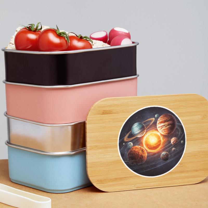 Astronomy Space Solar System Planets Orbit Graphic Lunch Box