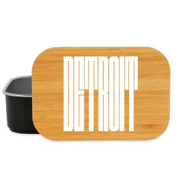 Detroit USA City logo - Lunch Box - black - Front