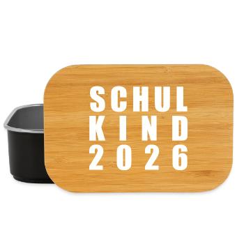 Schulkind 2026 - Lunch Box - Schwarz - Vorne