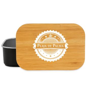 Plaja de Palma - white version - Lunch Box - black - Front